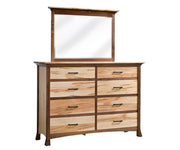 Millcraft Oasis High Dresser - Amish Handcrafted Solid Wood