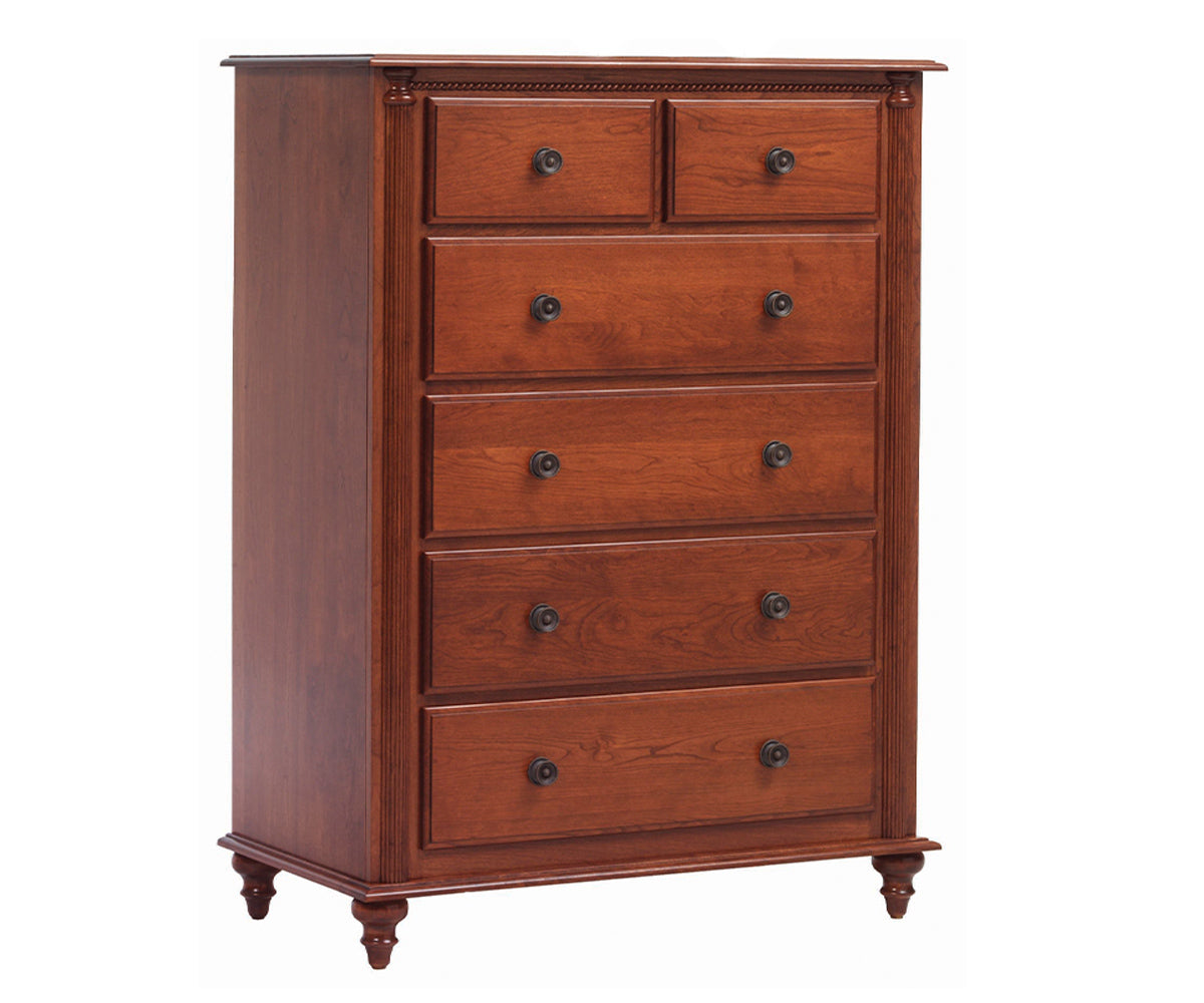 Millcraft Fur Elise Chest of Drawers - Amish Handcrafted Solid Wood