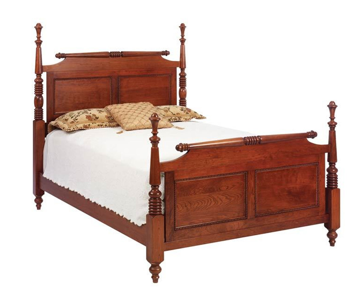 Millcraft Fur Elise Rolling Pin Bed - Amish Handcrafted Solid Wood