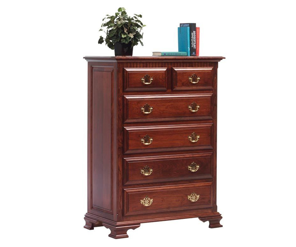 Millcraft Victoria's Tradition Chest of Drawers - Amish Handcrafted Solid Wood