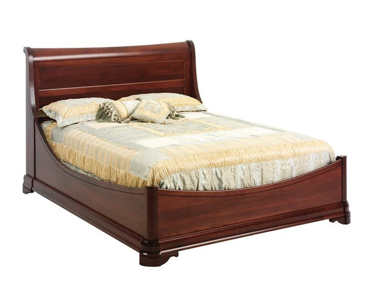 Millcraft Louis Phillipe Euro Bed - Amish Handcrafted Solid Wood