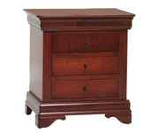 Millcraft Louis Phillipe 4 Drw Nightstand - Amish Handcrafted Solid Wood