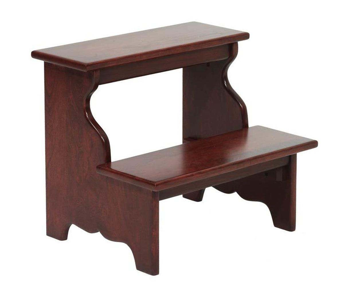 Millcraft Louis Phillipe Bed Steps - Amish Handcrafted Solid Wood