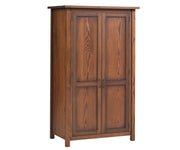Millcraft Mountain Lodge Wardrobe - Amish Handcrafted Solid Wood