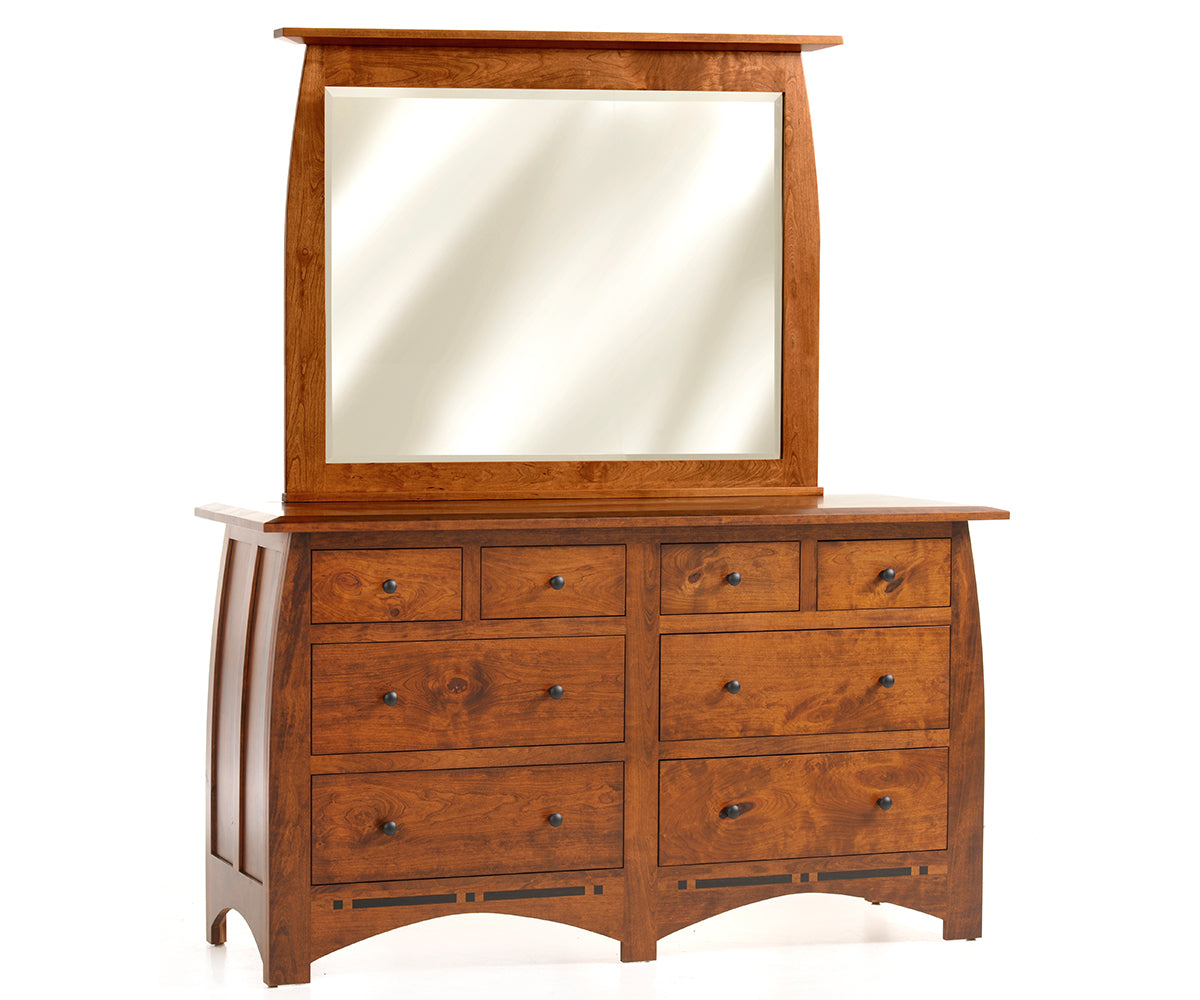 Millcraft Vineyard Low Dresser - Amish Handcrafted Solid Wood
