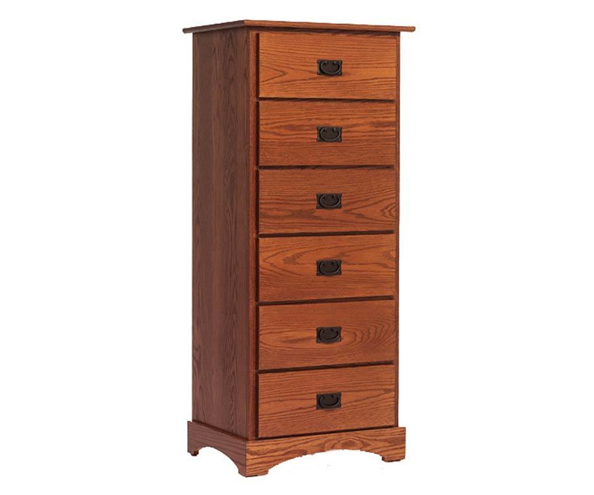Millcraft Old English Mission Lingerie Chest - Amish Handcrafted Solid Wood
