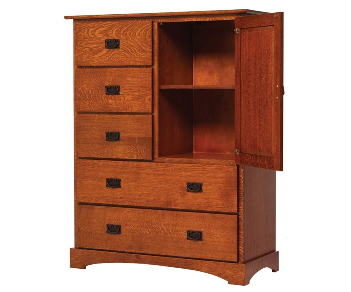 Millcraft Old English Mission Chest w/ Door - View 2