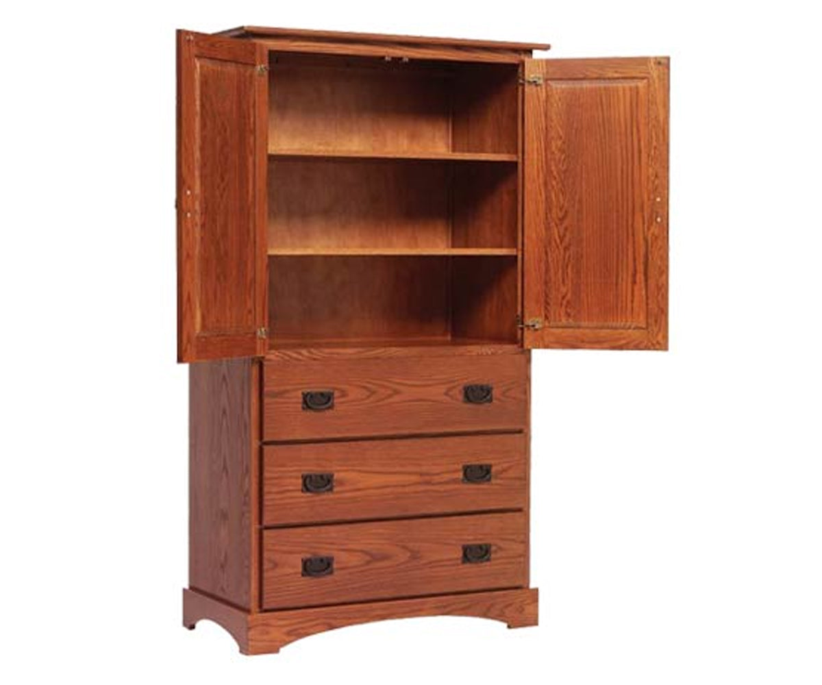 Millcraft Old English Mission Armoire - View 2