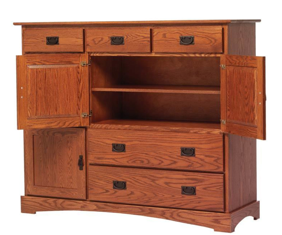 Millcraft Old English Mission Grande Door Chest - View 2