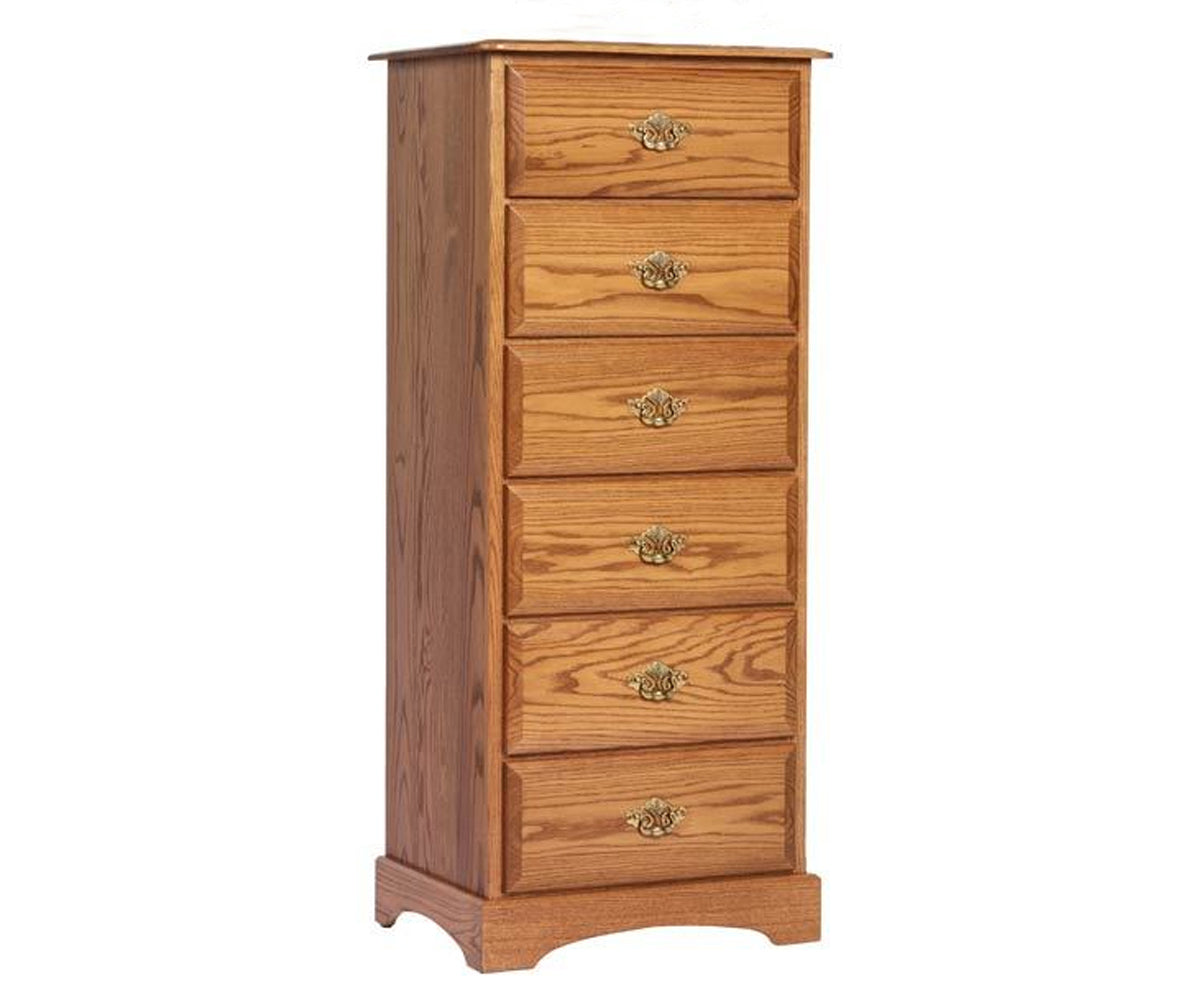 Millcraft Sierra Classic Lingerie Chest - Amish Handcrafted Solid Wood