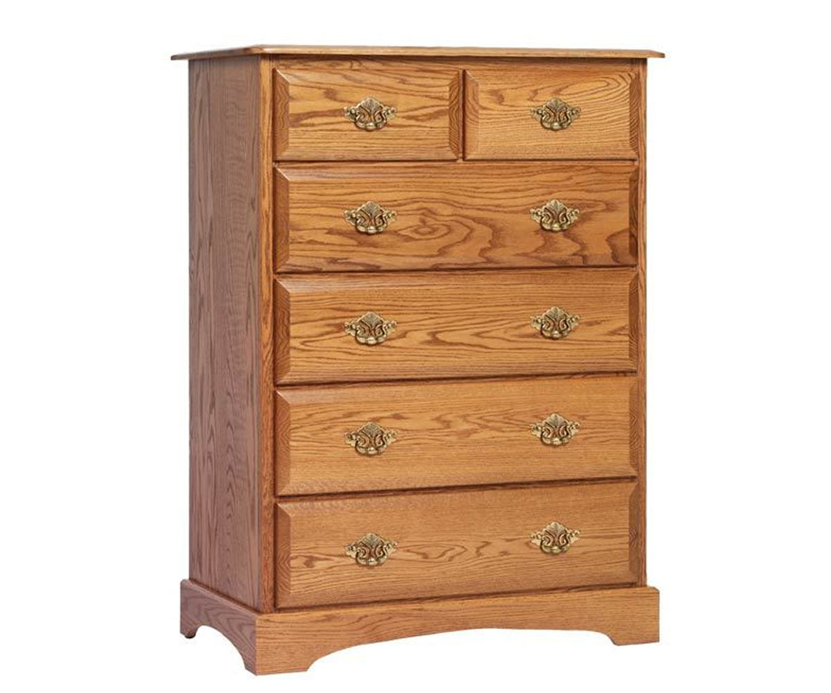 Millcraft Sierra Classic Chest of Drawers - Amish Handcrafted Solid Wood