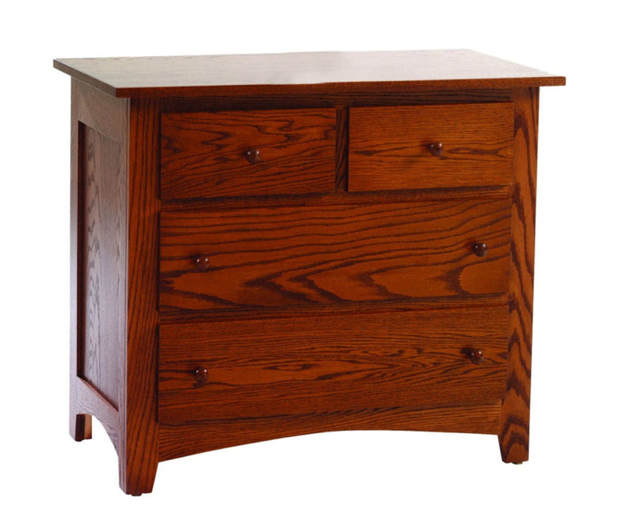 Millcraft Elizabeth Lockwood Small Chest of Drawers - Amish Handcrafted Solid Wood