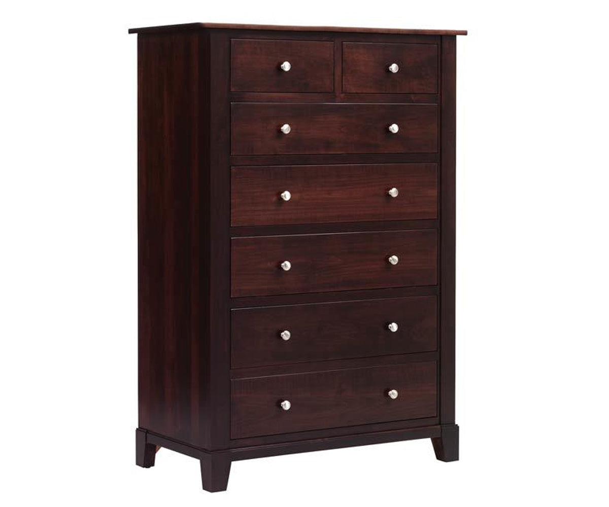 Millcraft Greenwich Chest of Drawers - Amish Handcrafted Solid Wood