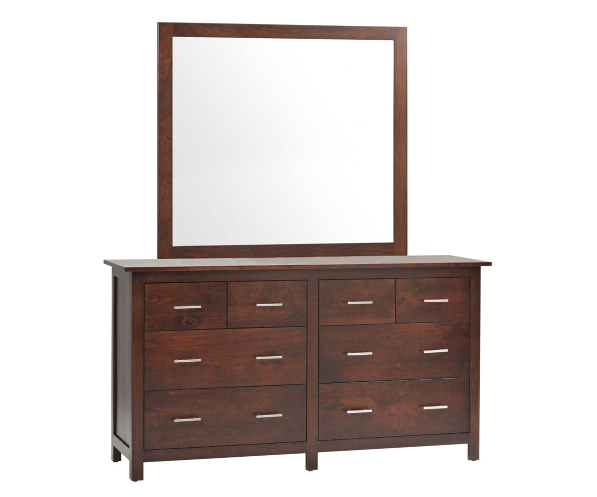 Millcraft Ashton 66" Dresser - Amish Handcrafted Solid Wood