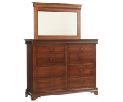 Millcraft Versailles High Dresser - Amish Handcrafted Solid Wood