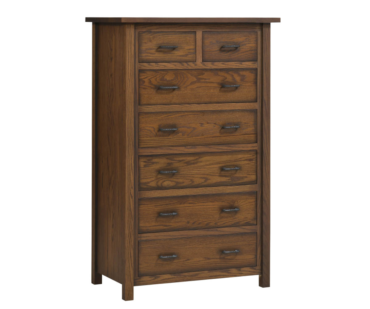 Millcraft Mountain Lodge Chest of Drawers - Amish Handcrafted Solid Wood
