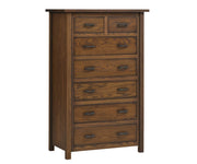 Millcraft Mountain Lodge Chest of Drawers - Amish Handcrafted Solid Wood