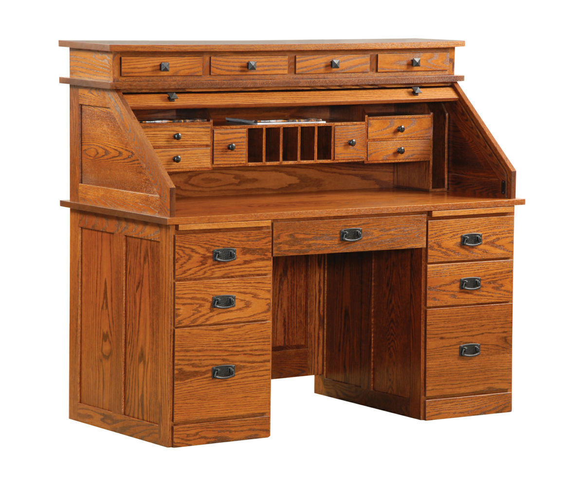 Mission Deluxe Rolltop Desk