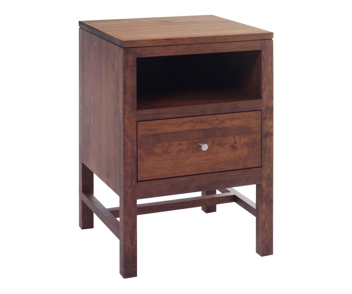 Millcraft Lynnwood 1 Drw Nightstand - Amish Handcrafted Solid Wood