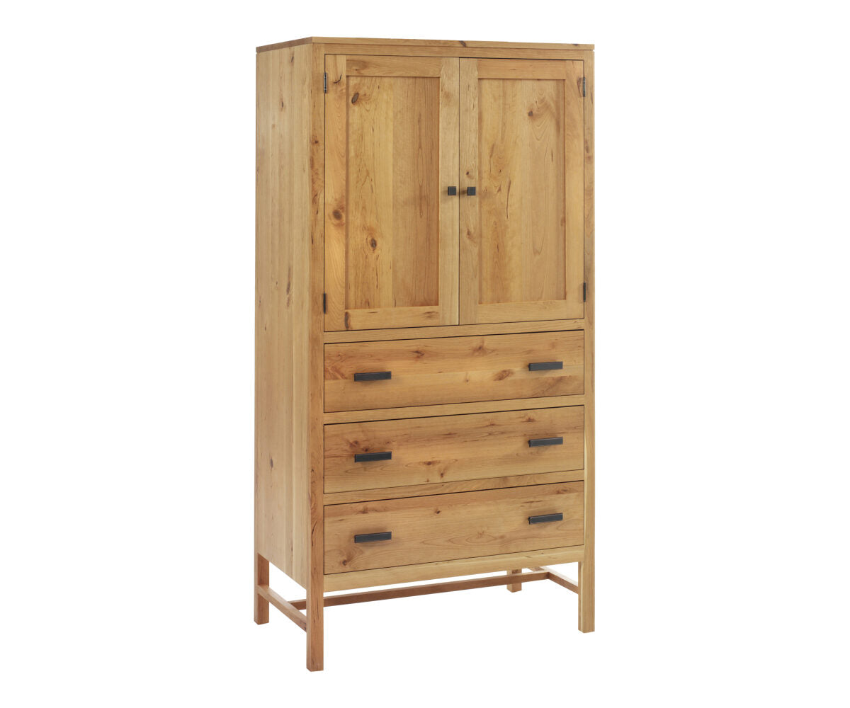 Millcraft Lynnwood Armoire - Amish Handcrafted Solid Wood