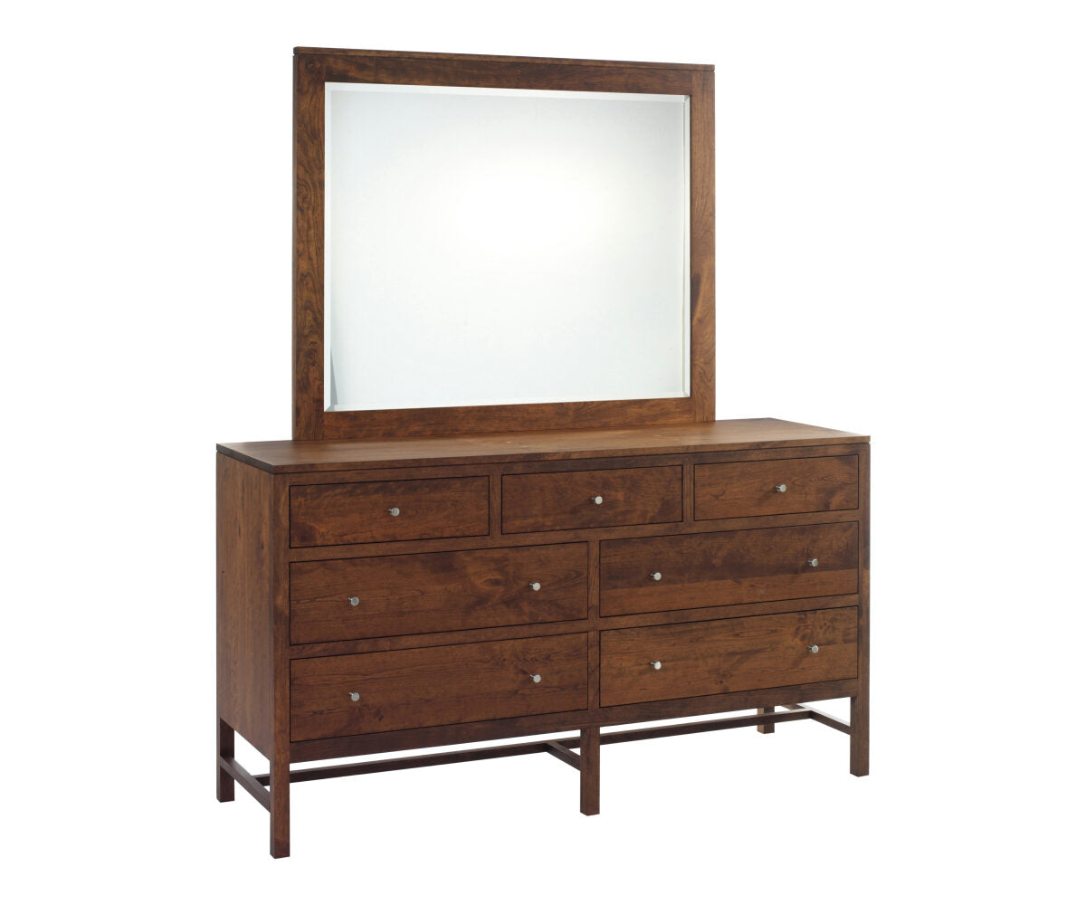 Millcraft Lynnwood Low Dresser - Amish Handcrafted Solid Wood
