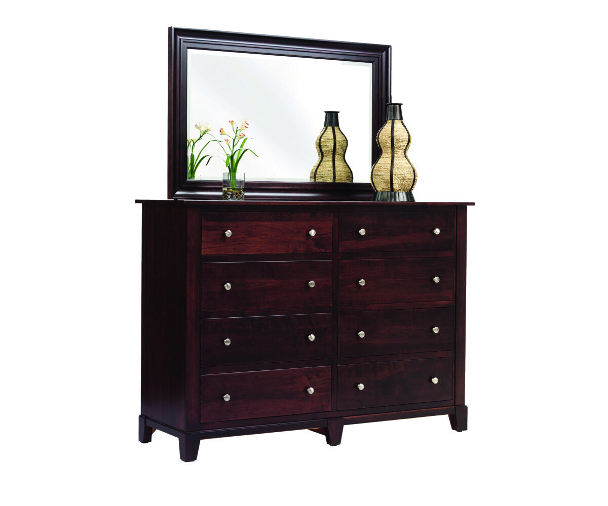 Millcraft Greenwich High Dresser - Amish Handcrafted Solid Wood