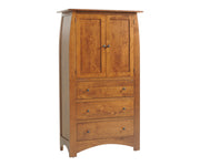 Millcraft Bordeaux Armoire - Amish Handcrafted Solid Wood