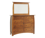 Millcraft Bordeaux High Dresser - Amish Handcrafted Solid Wood