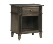 Millcraft Eminence 1 Drw Nightstand - Amish Handcrafted Solid Wood