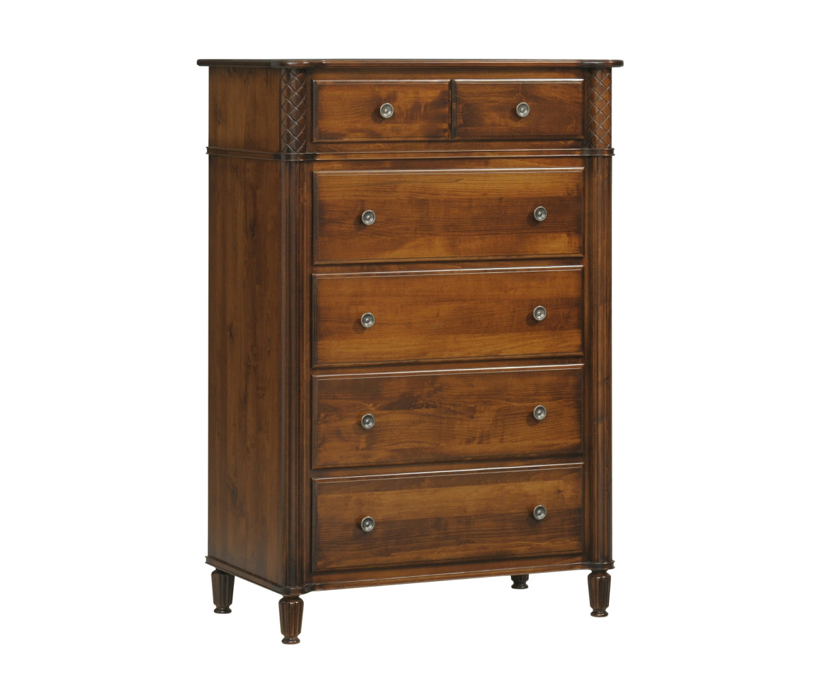 Millcraft Eminence Chest of Drawers - Amish Handcrafted Solid Wood