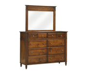 Millcraft Eminence High Dresser - Amish Handcrafted Solid Wood