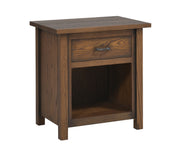 Millcraft Mountain Lodge 1 Drw Nightstand - Amish Handcrafted Solid Wood