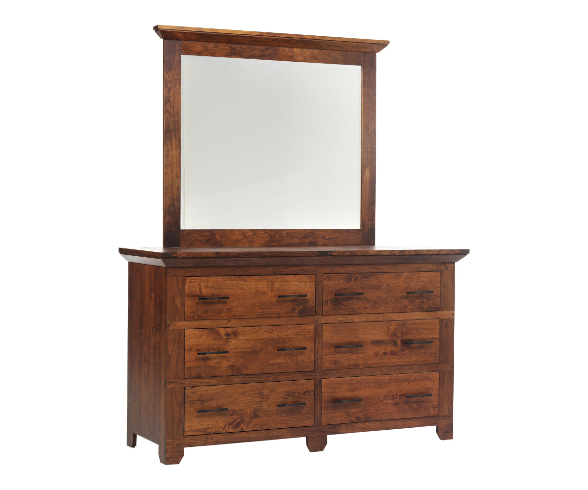 Millcraft Redmond Wellington Dresser - Amish Handcrafted Solid Wood