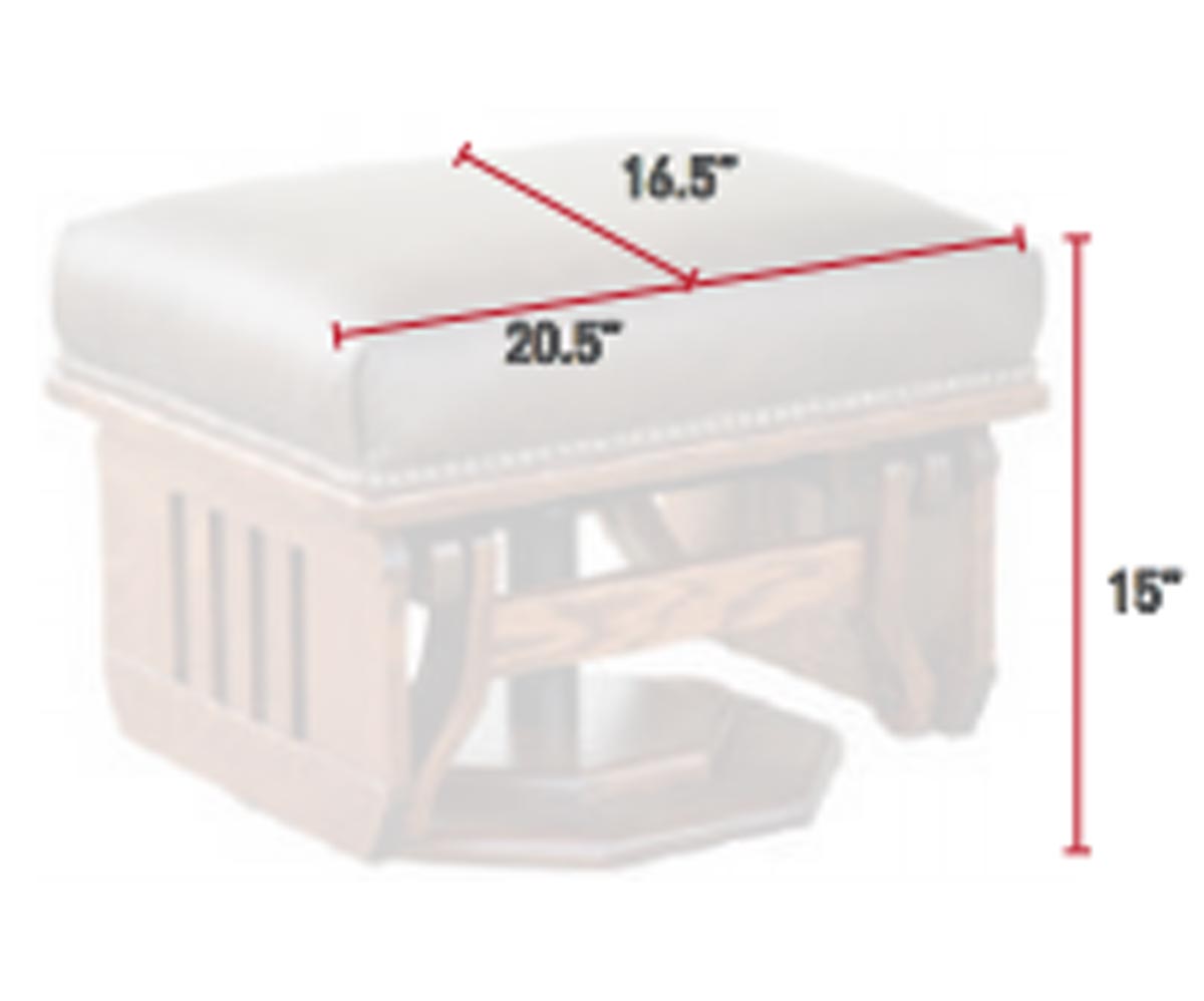 Mission Ottoman Slat Side