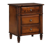 Millcraft Eminence 3 Drw Nightstand - Amish Handcrafted Solid Wood