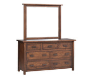 Millcraft Mountain Lodge Low Dresser - Amish Handcrafted Solid Wood