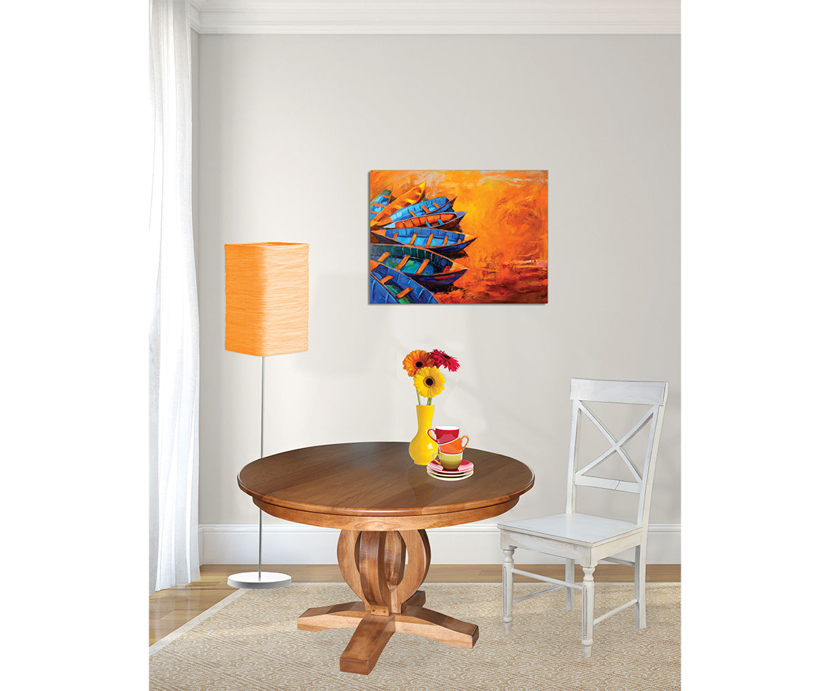Hermie's Master Single Pedestal Table - View 2