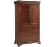Millcraft Versailles Armoire - Amish Handcrafted Solid Wood