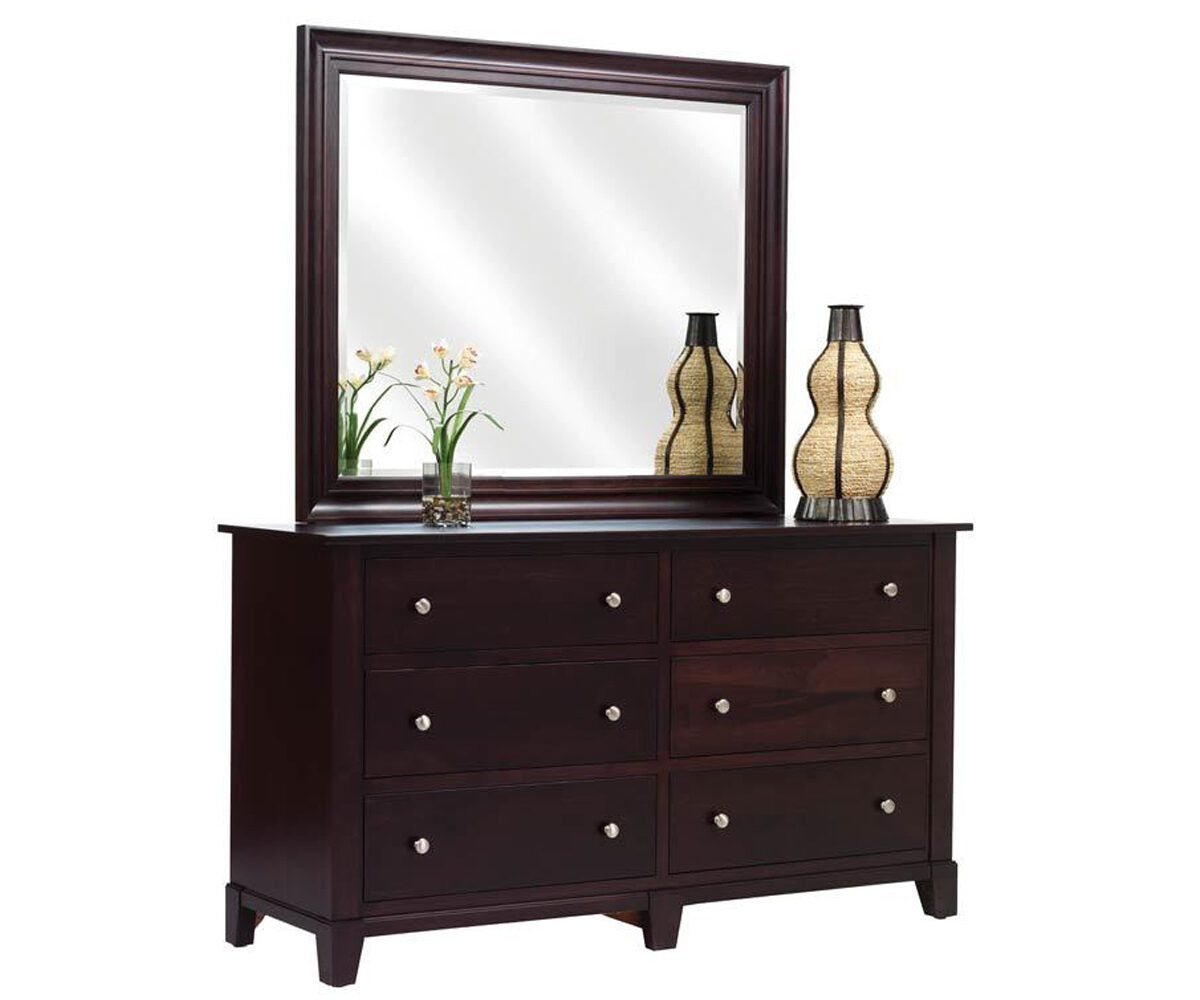Millcraft Greenwich Low Dresser - Amish Handcrafted Solid Wood