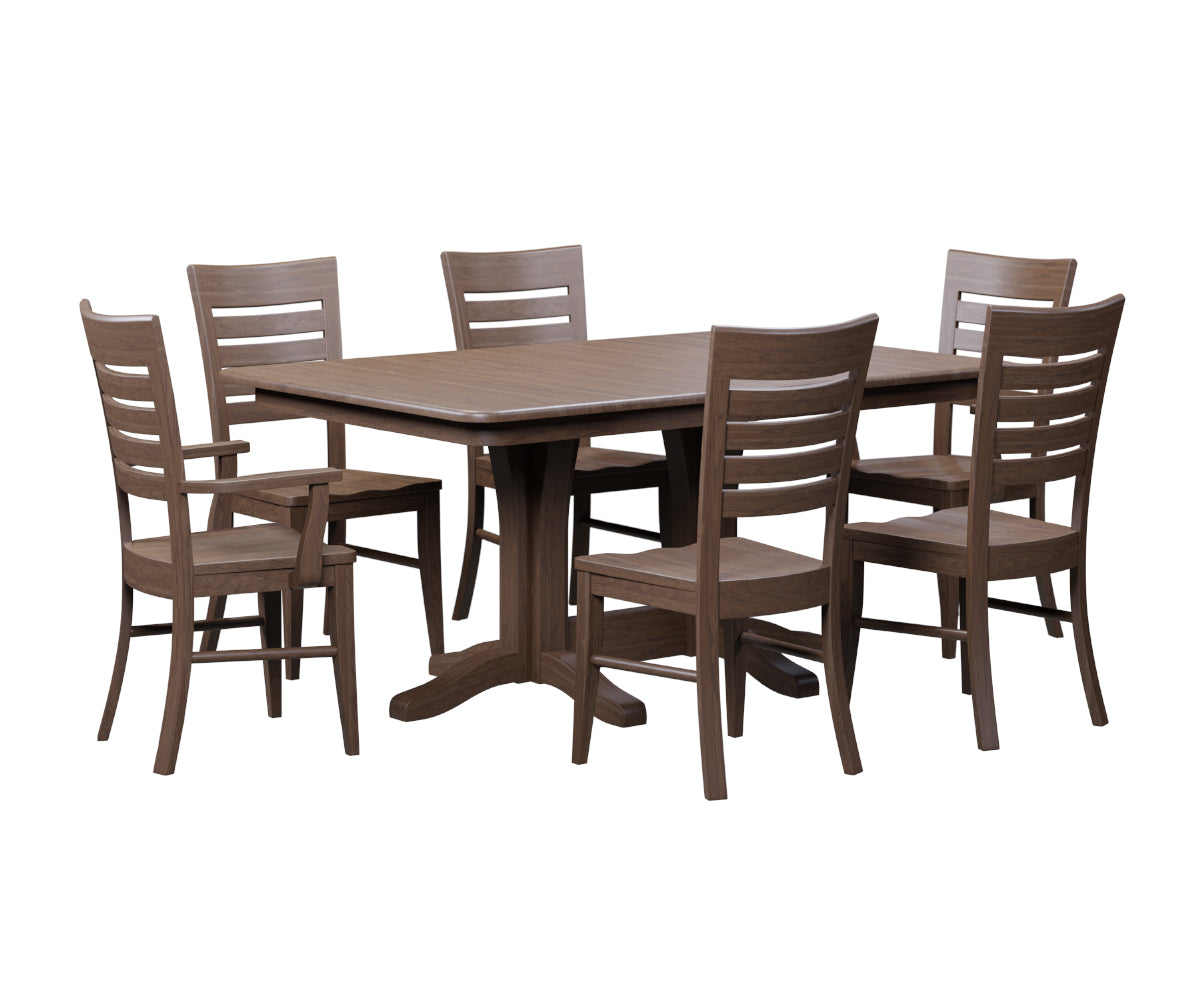 Millsdale Double Pedestal Table