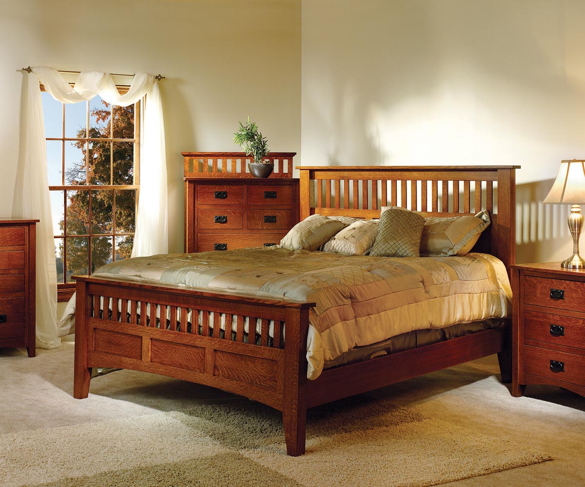 Mission Antique Bed