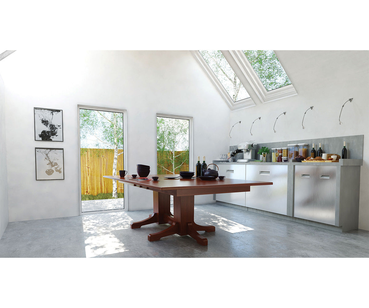 Hermie's Mission Double Pedestal Table - View 2