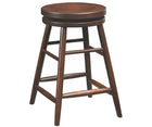24" Swivel Bar Stool With Plain Legs