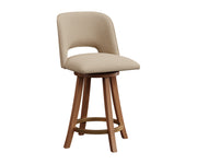 Dakota Barstool - Brown Maple: FC Almond, Gold