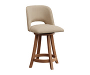 Dakota Barstool - Brown Maple: FC Almond, Wood
