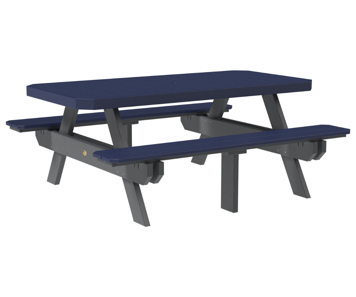 6' Rectangular Picnic Table
