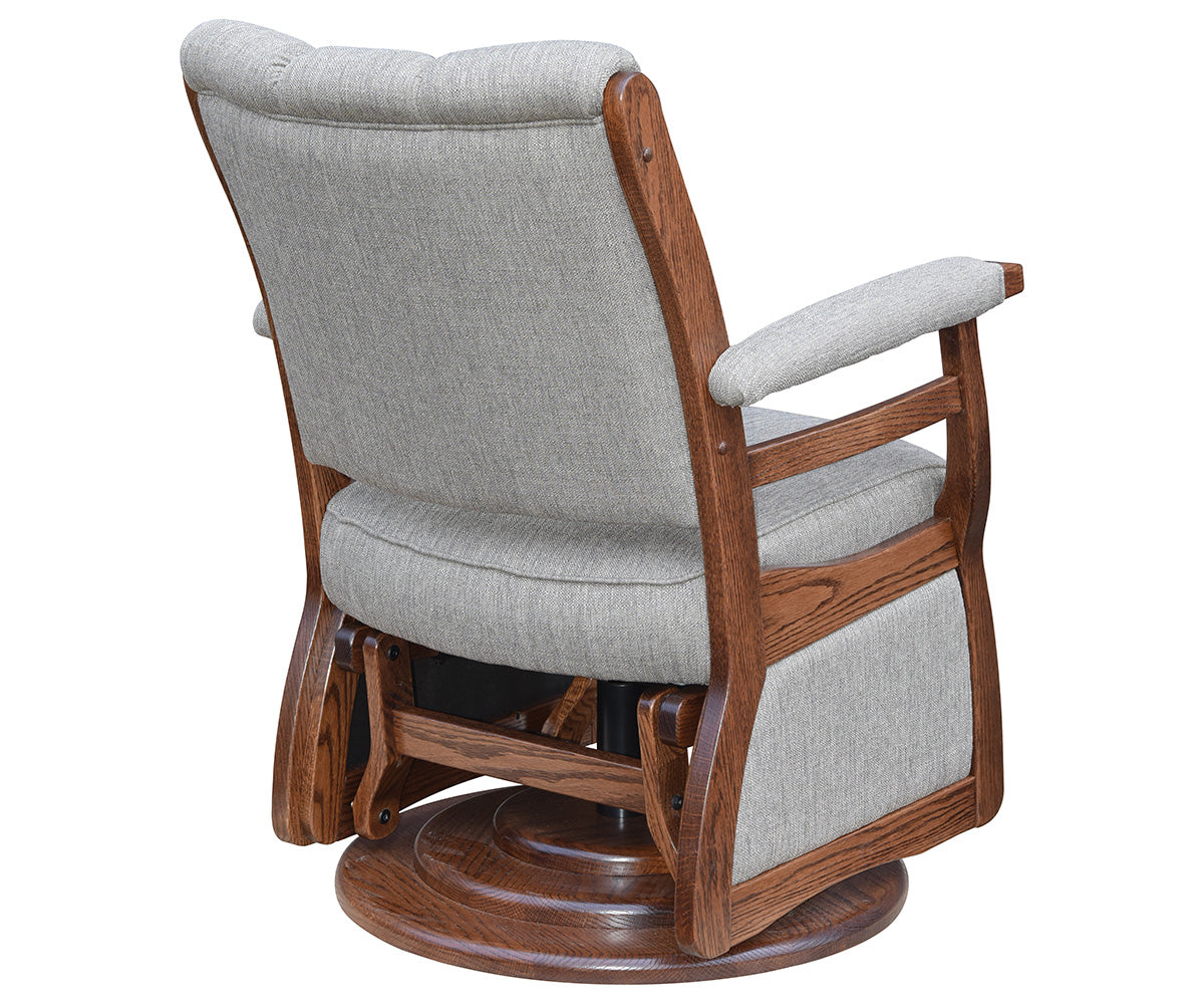Paris Low Back Swivel Glider