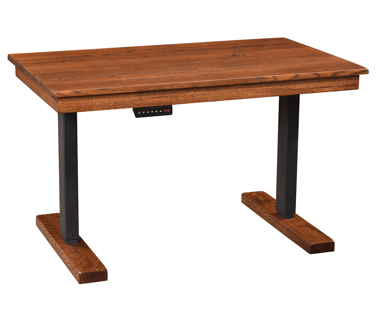 48 Adjustable Desk with Hand Planed Top