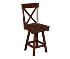 Single X 24" Swivel Bar Stool