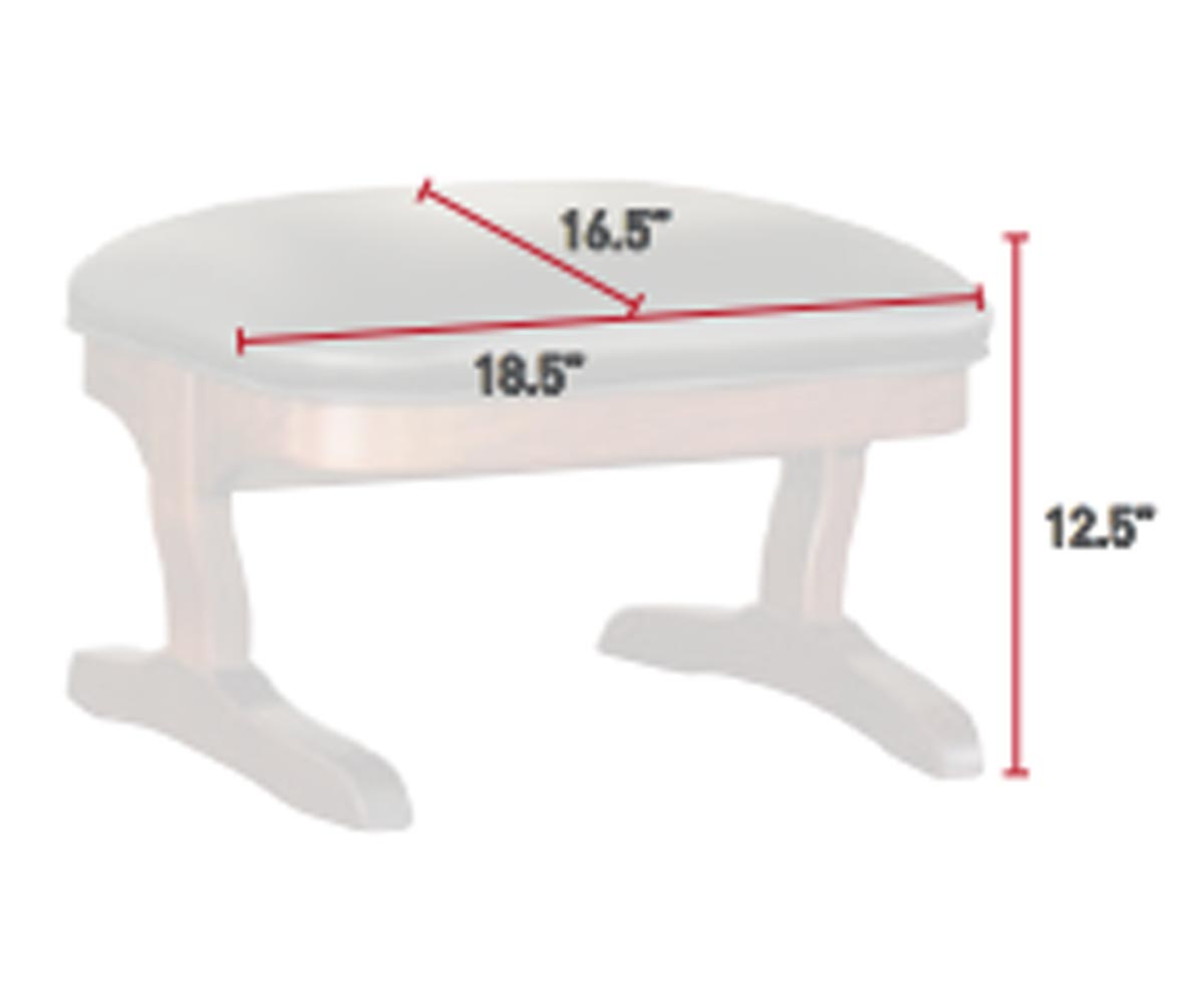 Terry Footstool (Non-Rocking)